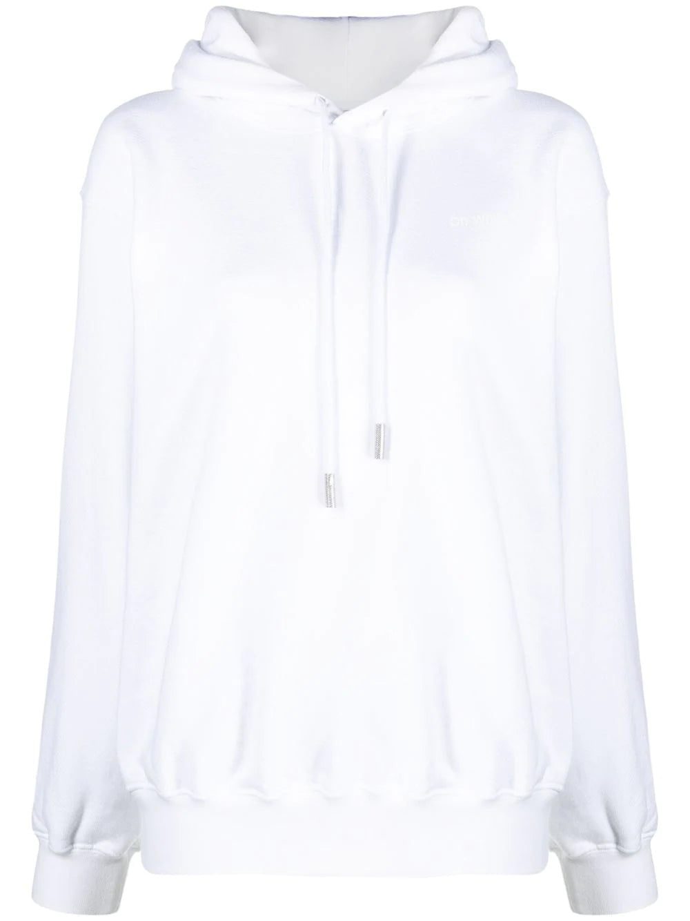 Off-White Diag-print cotton hoodie