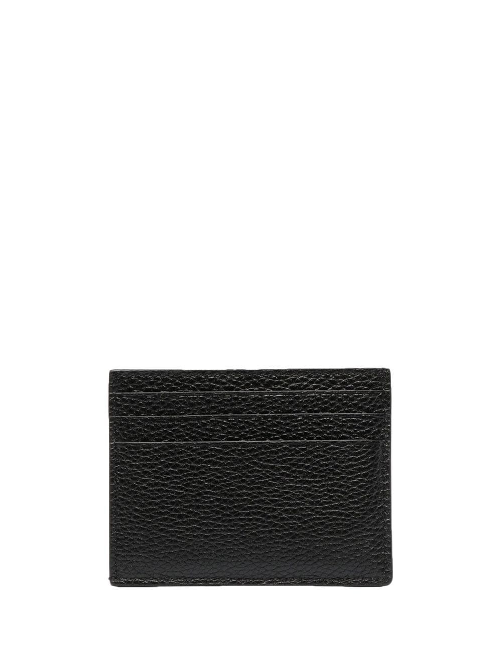 TOM FORD logo-print grained-leather cardholder - Image 2
