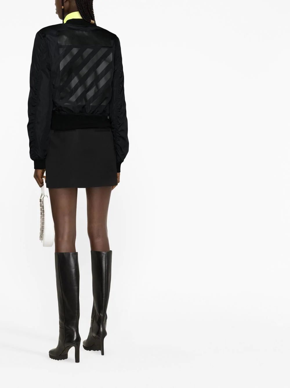 Off-White Diag cropped bomber jacket - Image 2