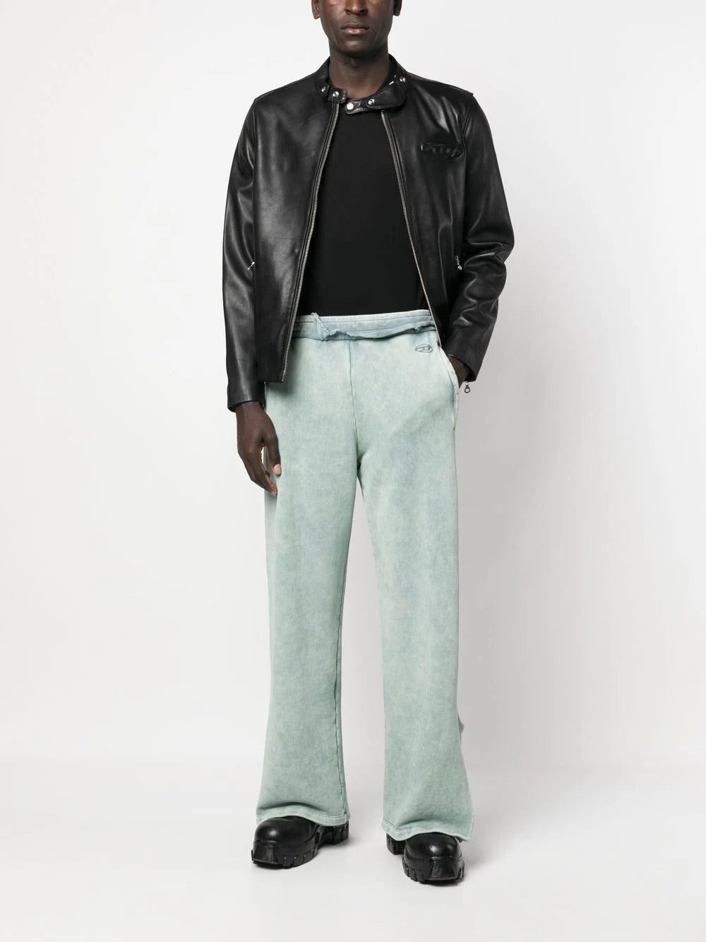 Diesel L-Metal zip-up sheepskin jacket - Image 2