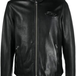 Diesel  L-Metal zip-up sheepskin jacket