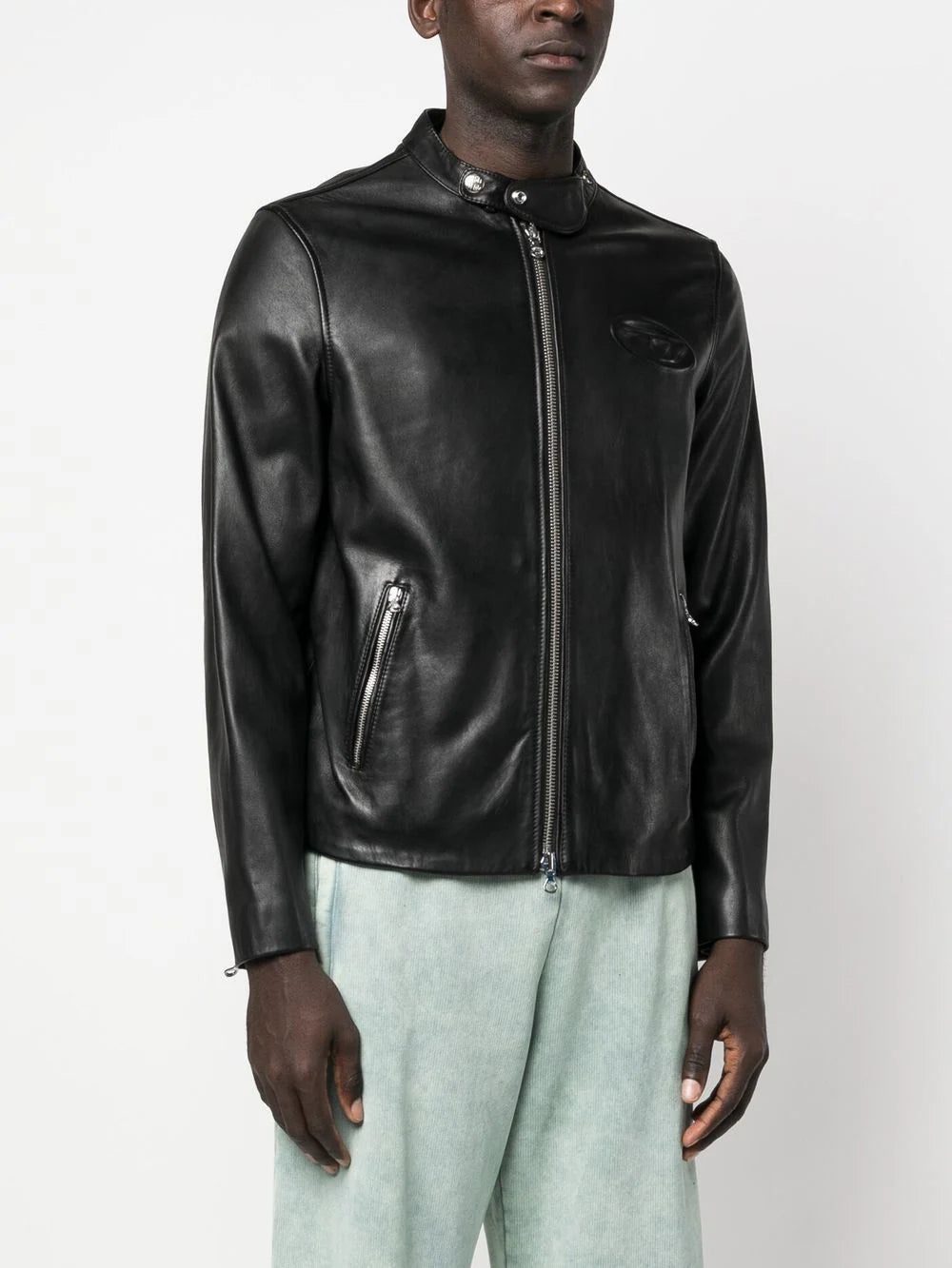Diesel L-Metal zip-up sheepskin jacket - Image 3