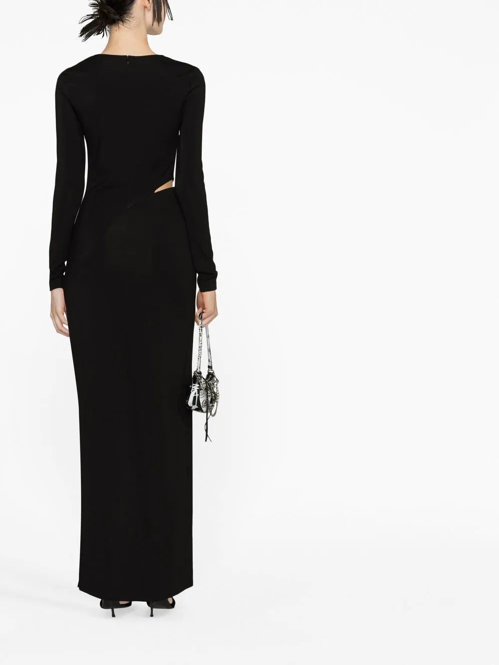 Givenchy asymmetric-neck side-slit dress - Image 3