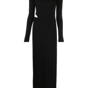 Givenchy  asymmetric-neck side-slit dress