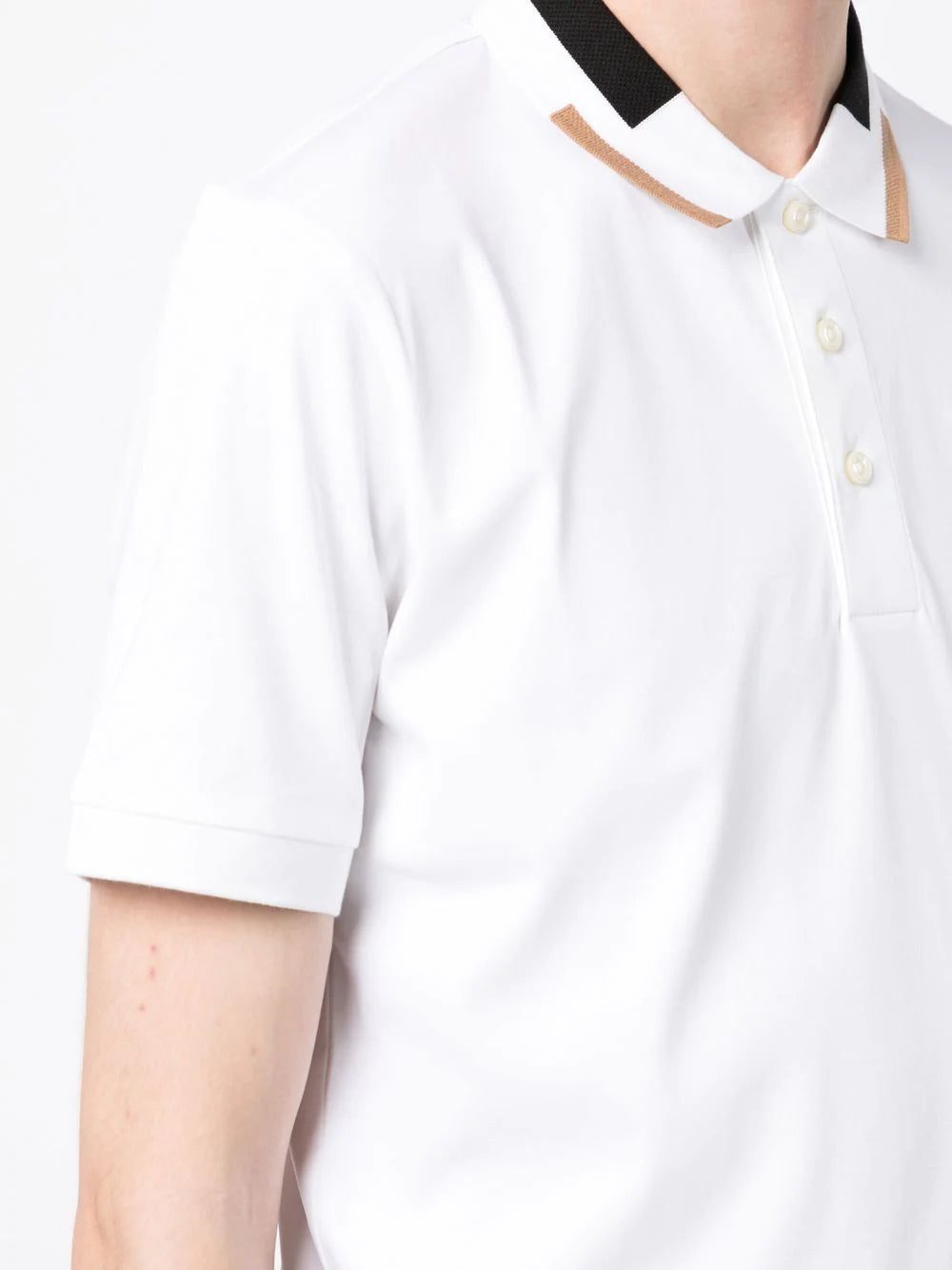 BOSS logo-embroidered polo shirt - Image 4