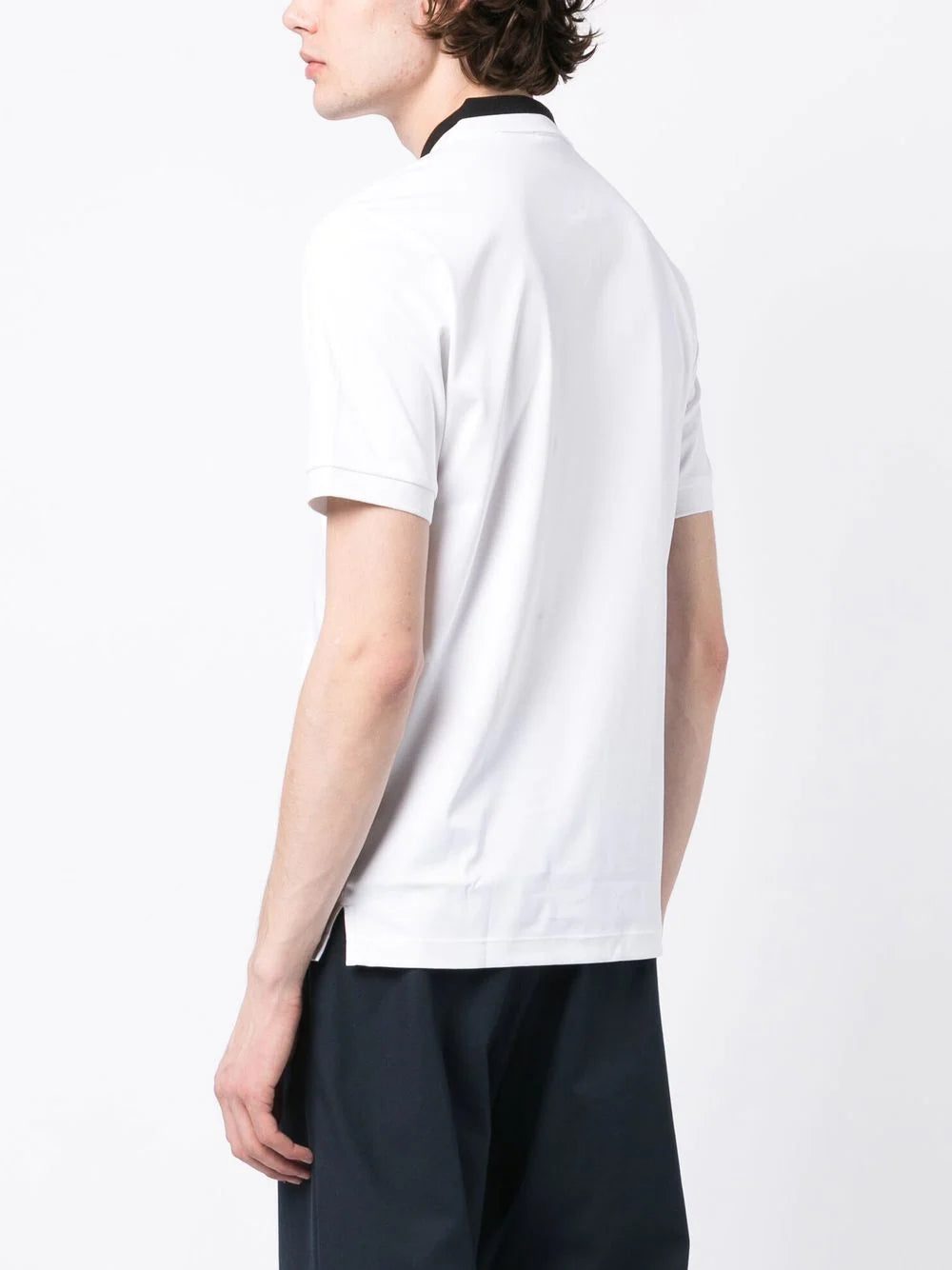 BOSS logo-embroidered polo shirt - Image 3