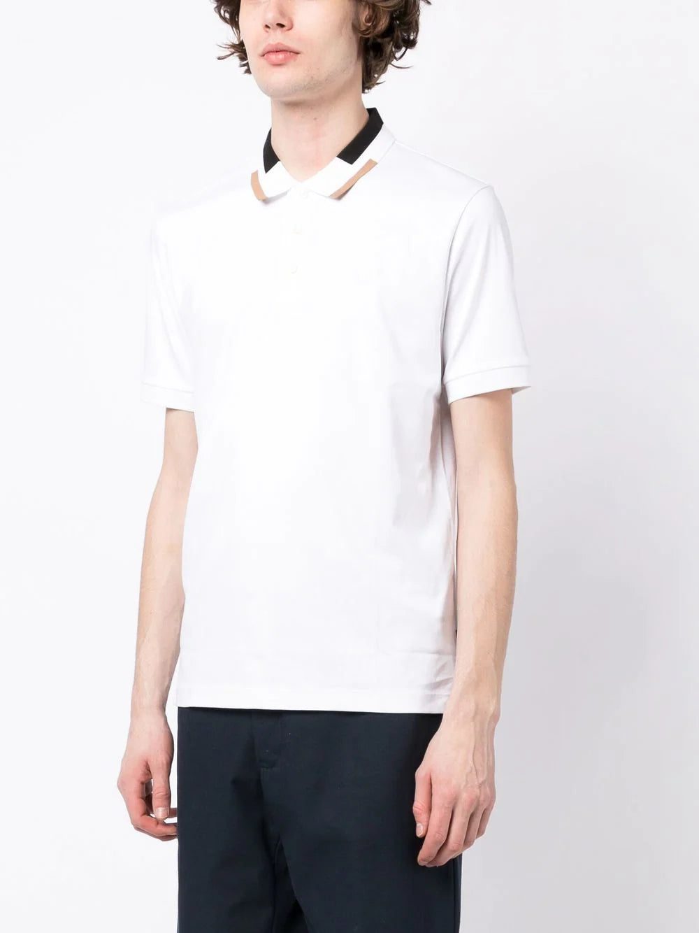 BOSS logo-embroidered polo shirt - Image 2