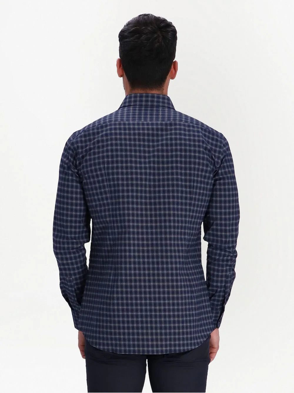 BOSS check-pattern cotton shirt - Image 4