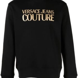 Versace Jeans Couture  foil logo-print sweatshirt