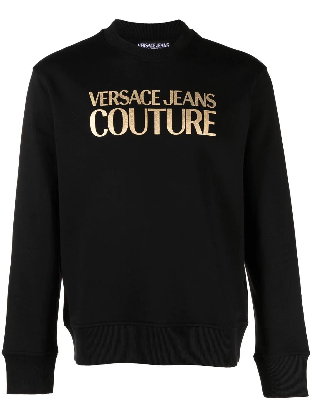 Versace Jeans Couture foil logo-print sweatshirt