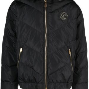 Versace Jeans Couture  logo-patch down puffer jacket