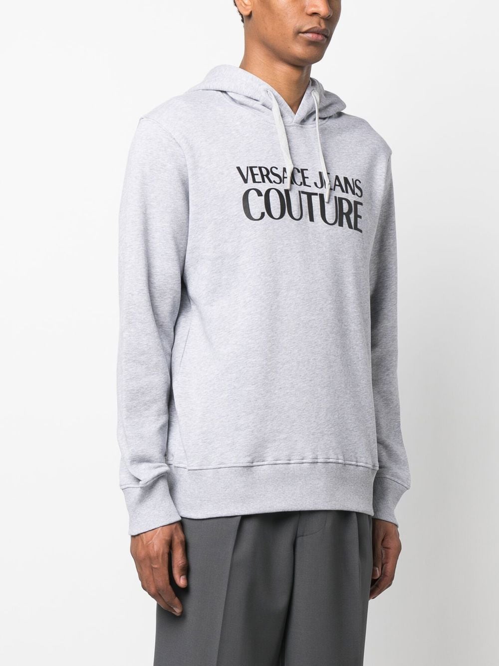 Versace Jeans Couture logo-print pullover hoodie - Image 2