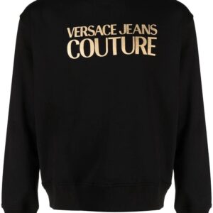 Versace Jeans Couture  logo-print crew neck sweatshirt