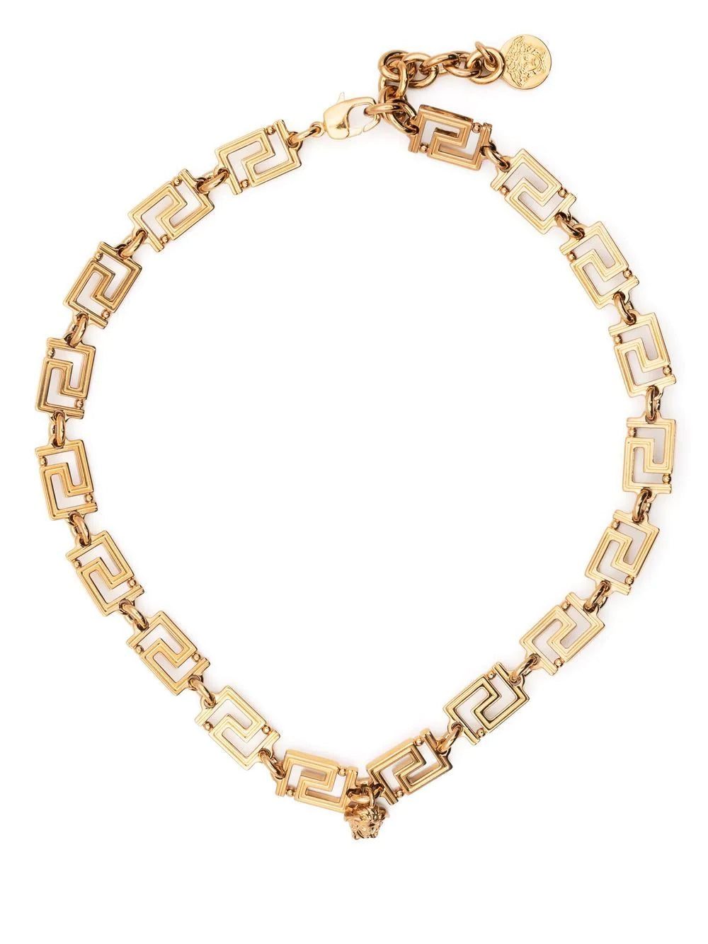 Versace Greca pattern necklace