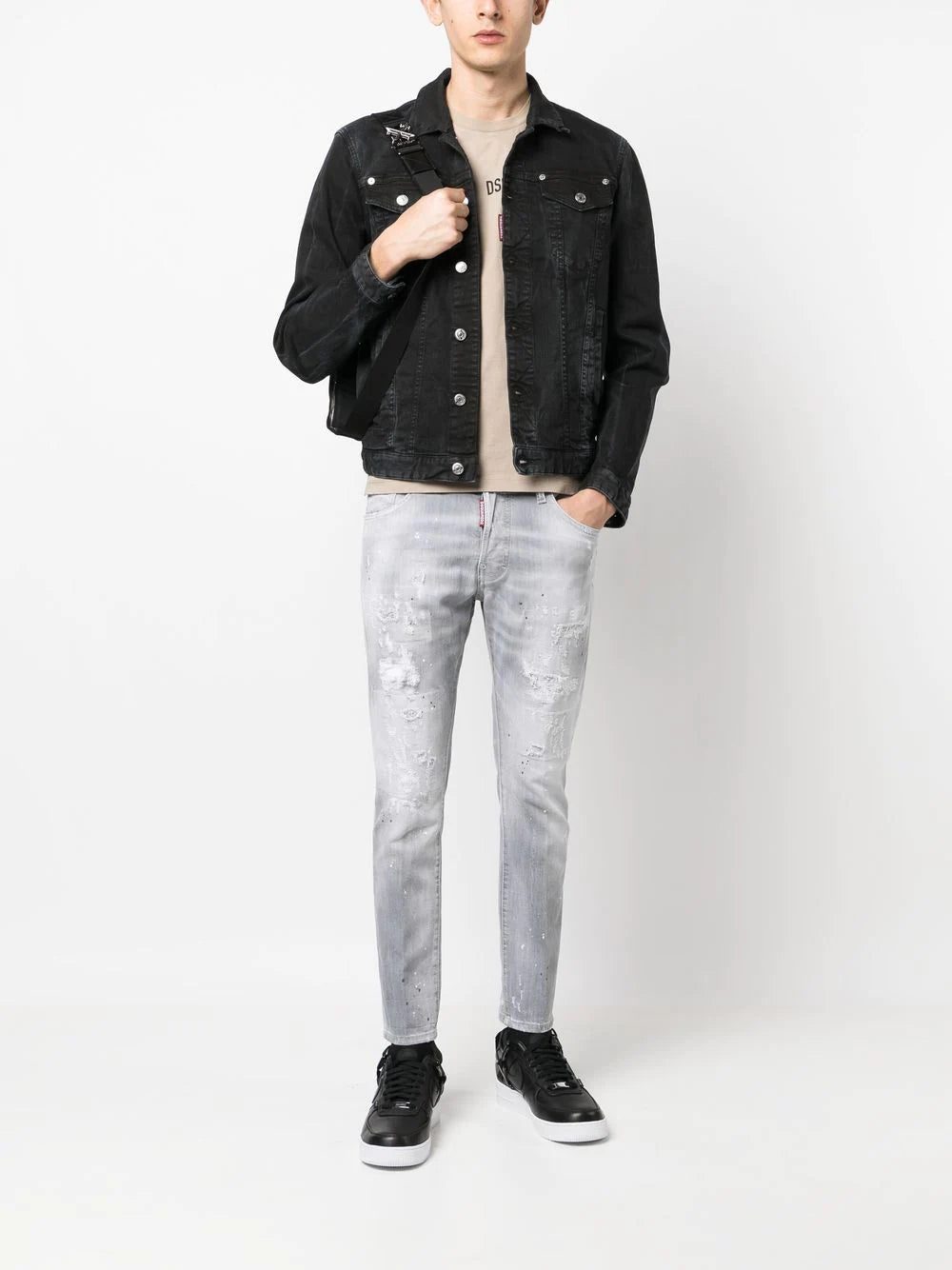 Dsquared2 buttoned denim jacket - Image 2