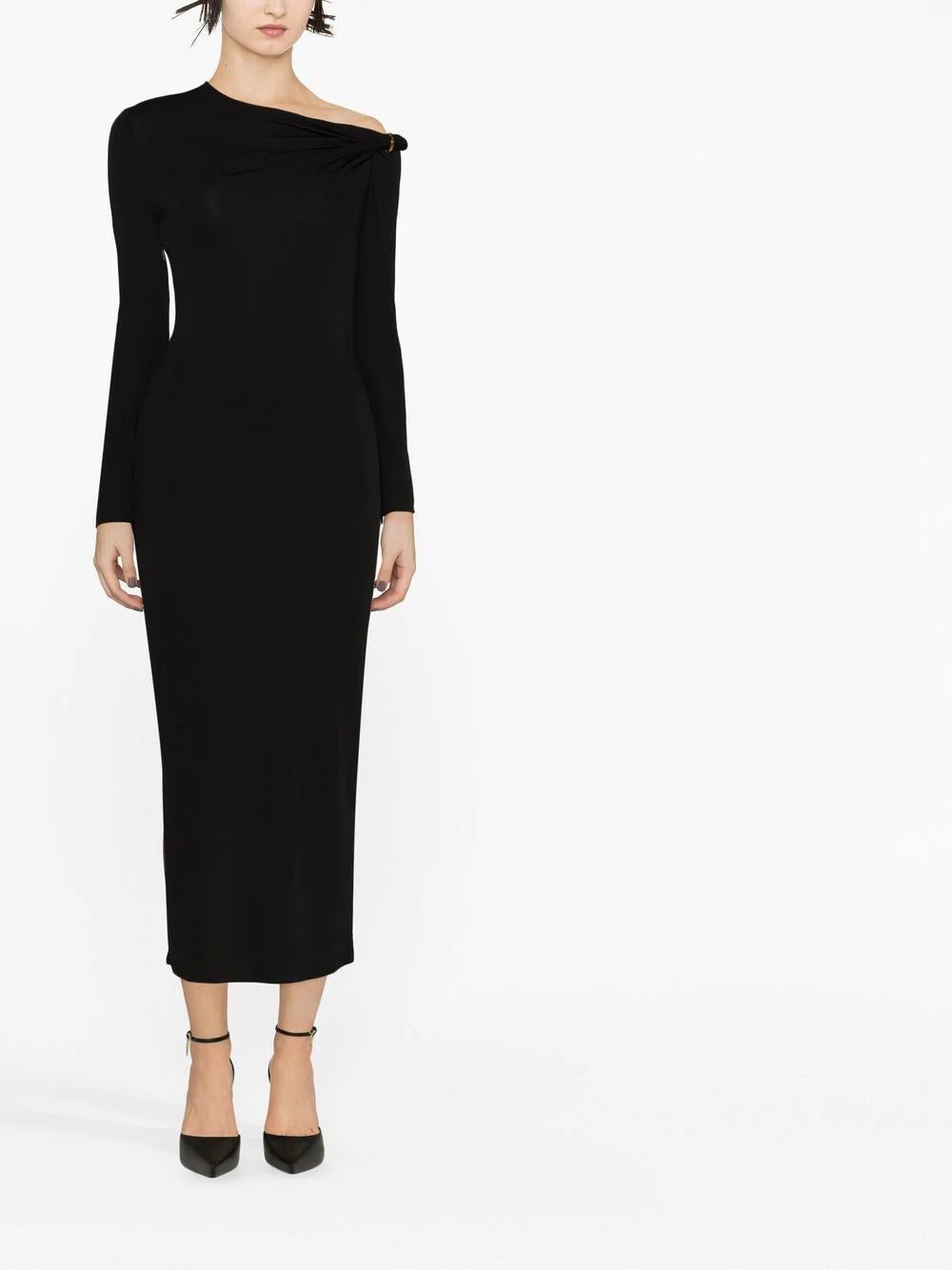 Versace long-sleeve midi dress - Image 2