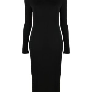 Versace long-sleeve midi dress