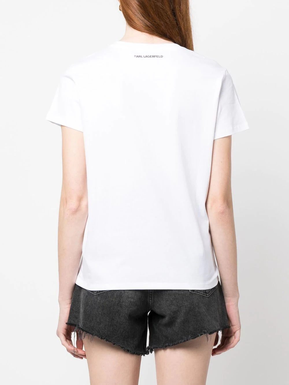 Karl Lagerfeld K/Ikonik logo-print T-shirt - Image 4