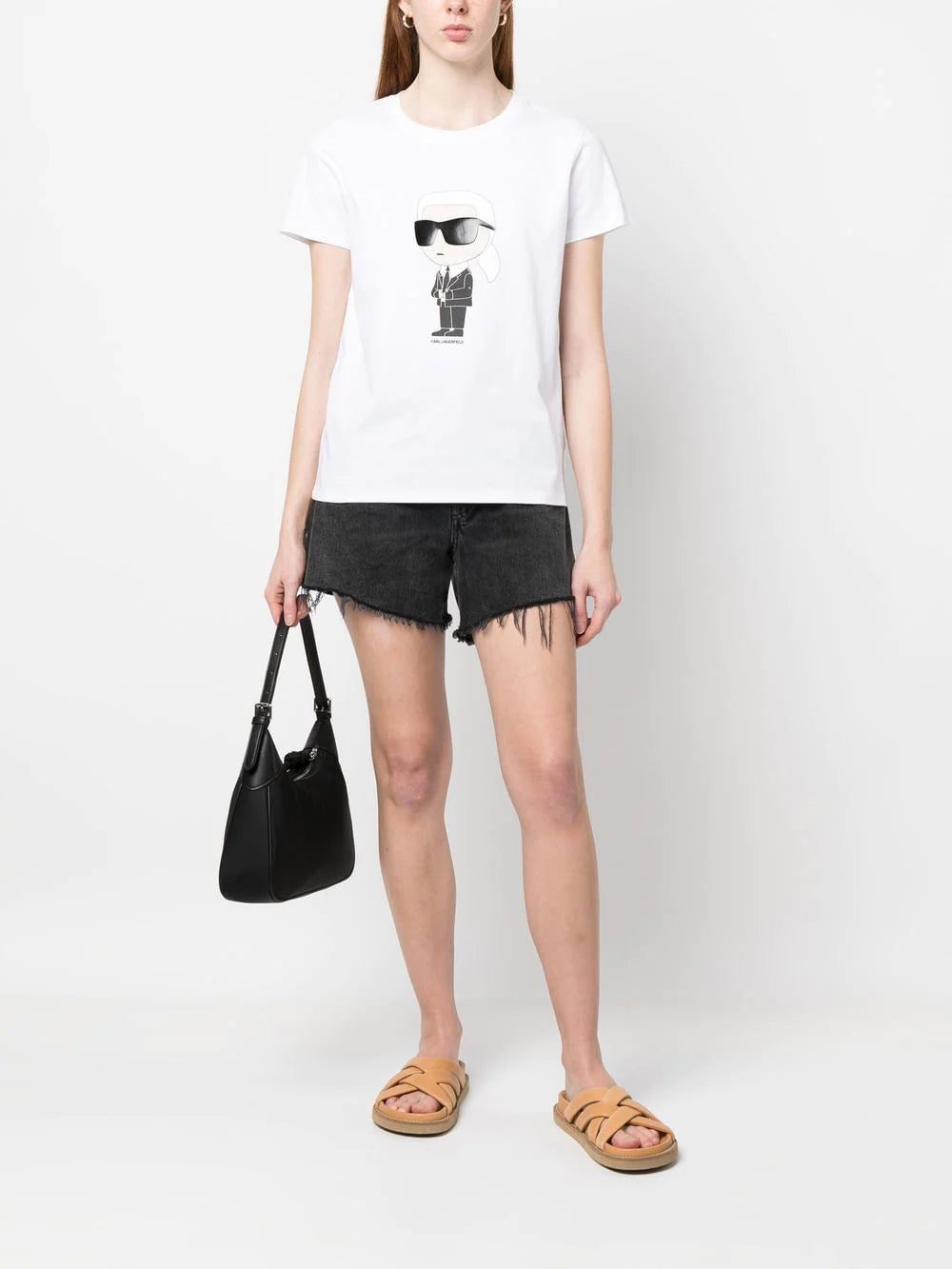 Karl Lagerfeld K/Ikonik logo-print T-shirt - Image 2
