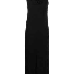 Versace  Medusa plaque midi dress