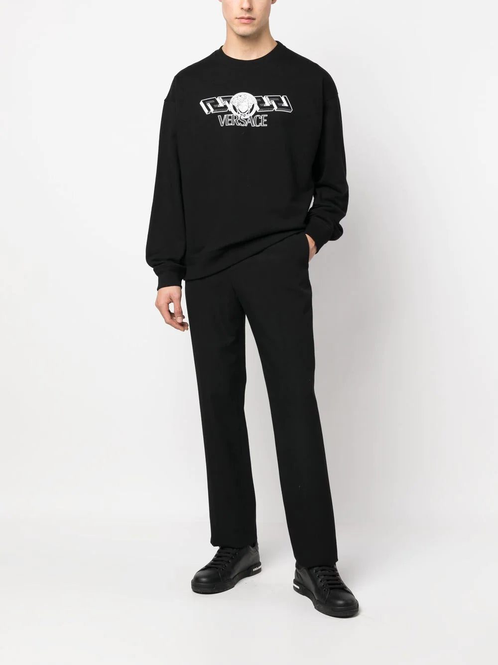 Versace logo-print sweatshirt - Image 2