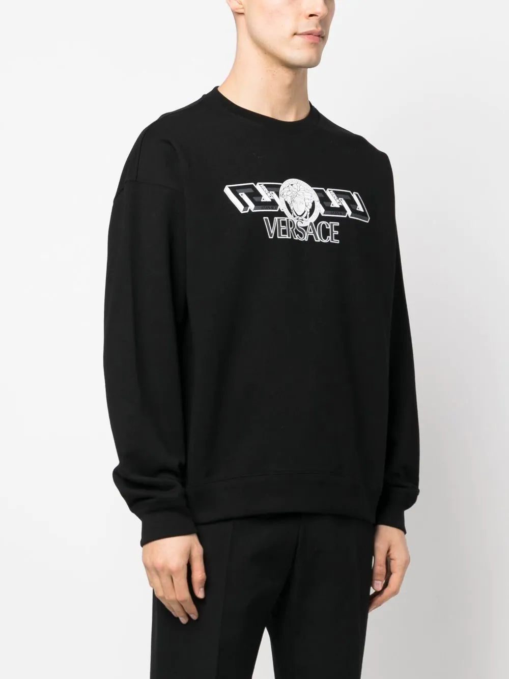 Versace logo-print sweatshirt - Image 3
