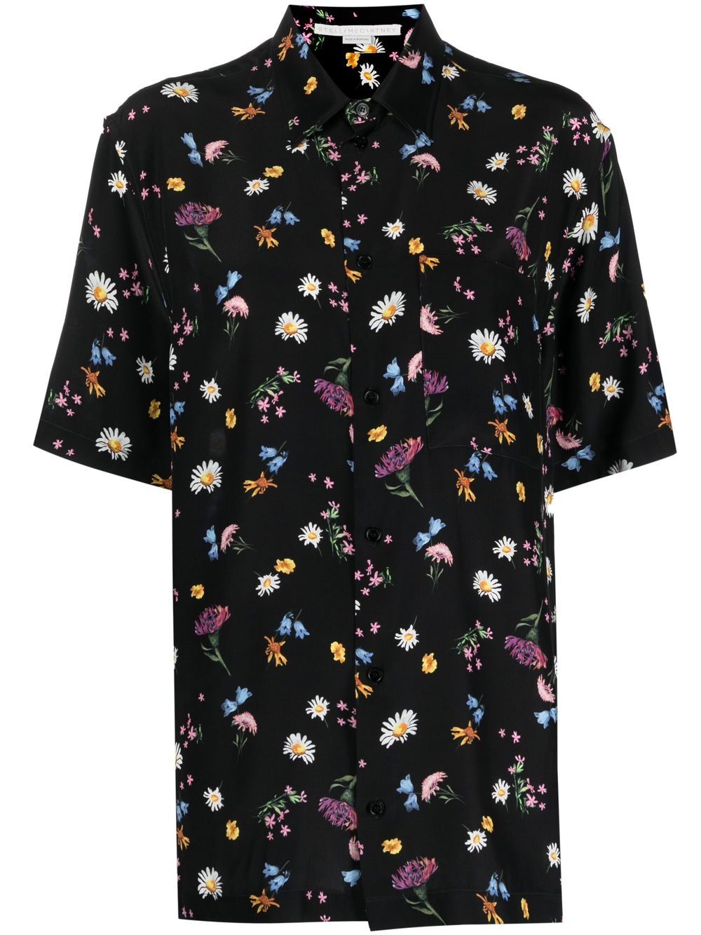 Stella McCartney floral-print silk shirt