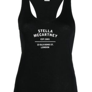 Stella McCartney logo-print racerback vest top