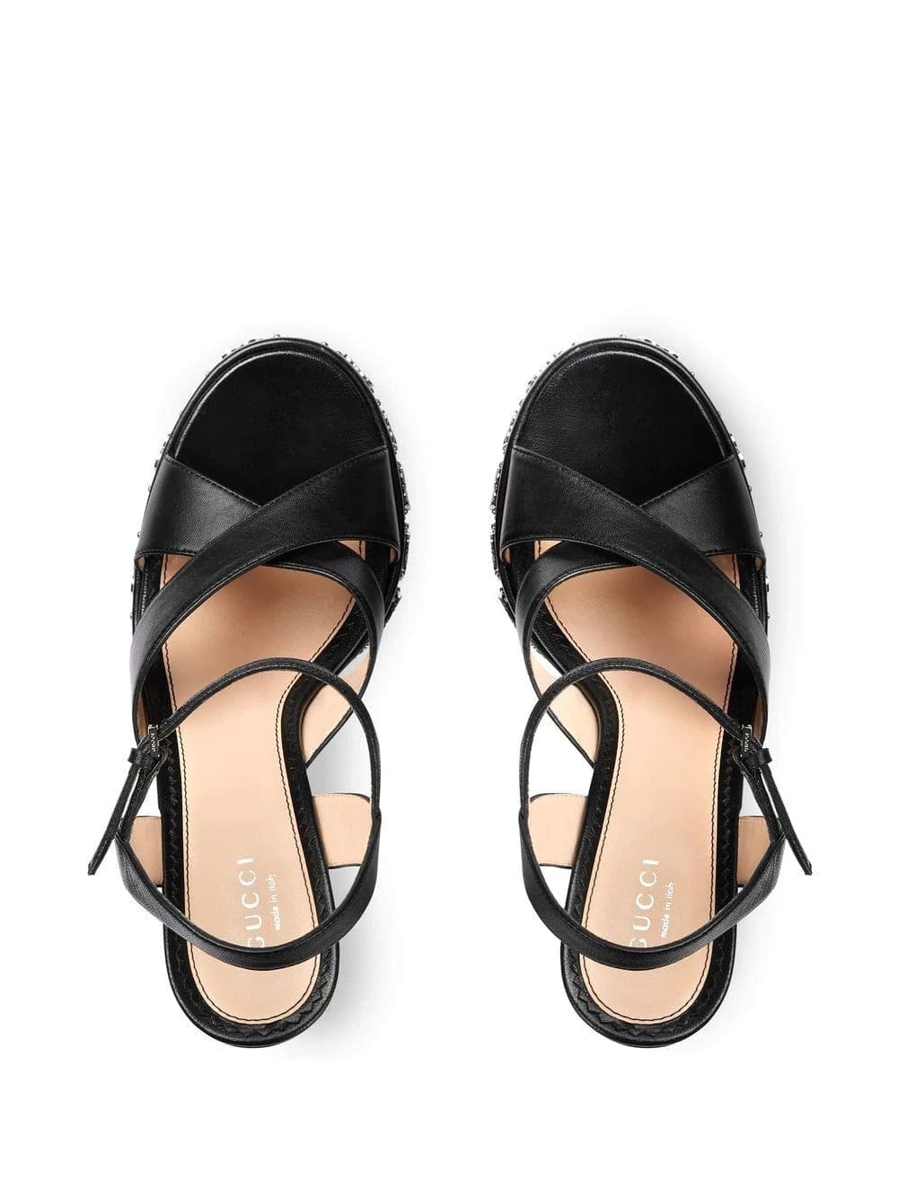Gucci GG stud-detailed platform sandals - Image 4