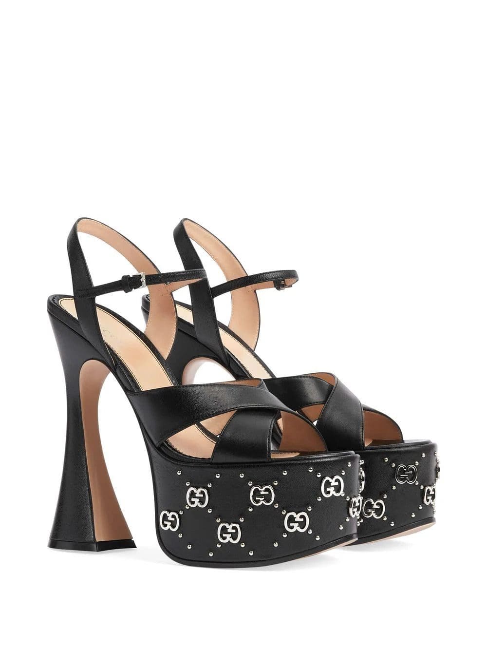 Gucci GG stud-detailed platform sandals - Image 2