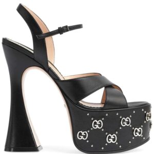 Gucci  GG stud-detailed platform sandals