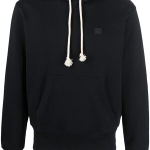 Acne Studios chest logo-patch detail hoodie