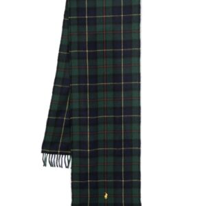 Polo Ralph Lauren plaid-check Polo Pony scarf