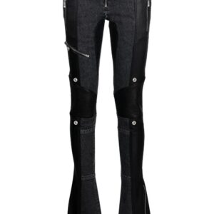Versace belted zip-cuff trousers