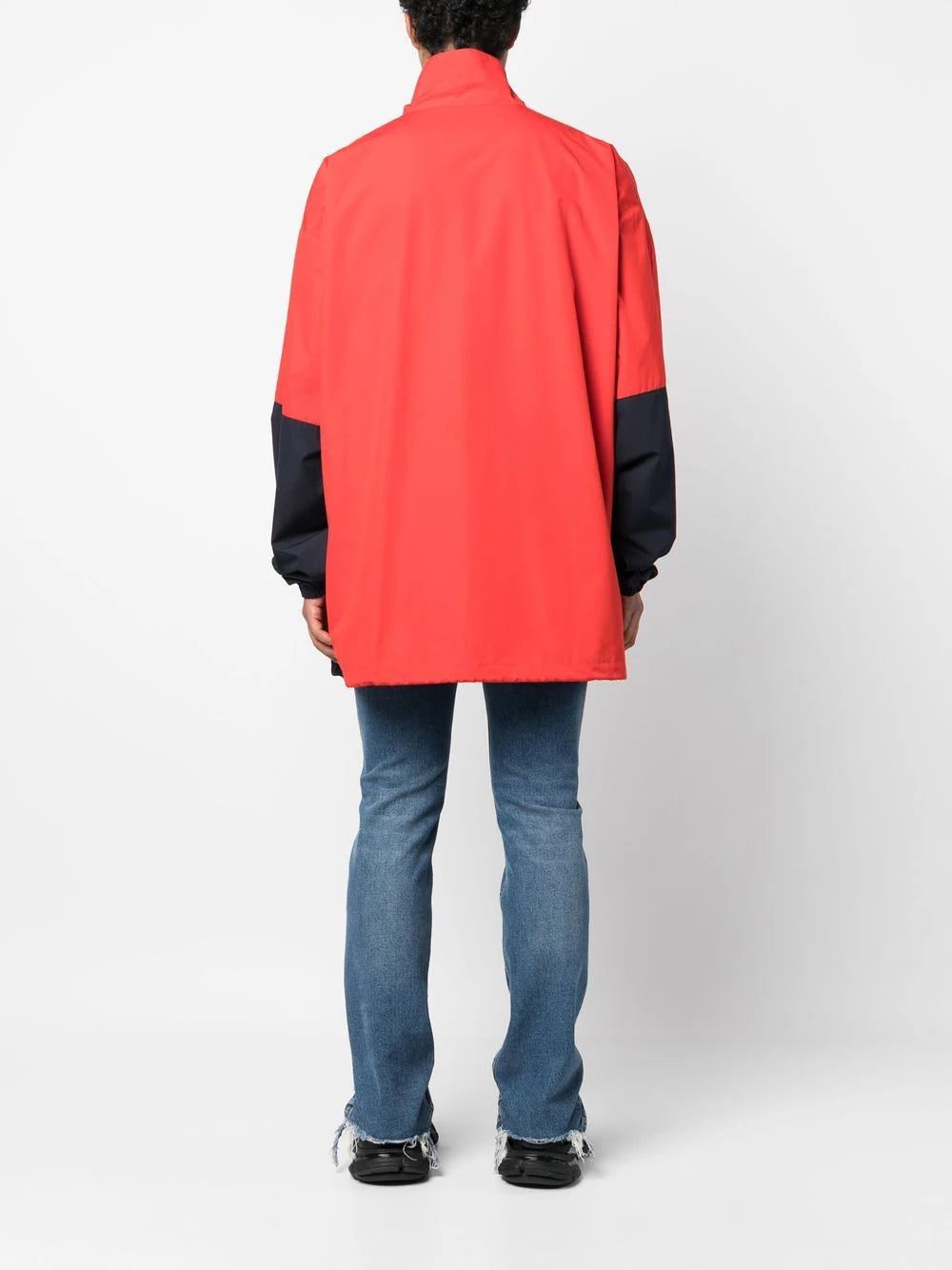 Balenciaga logo-print zip-up jacket - Image 4