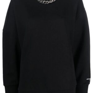 Stella McCartney chain-link cotton sweatshirt