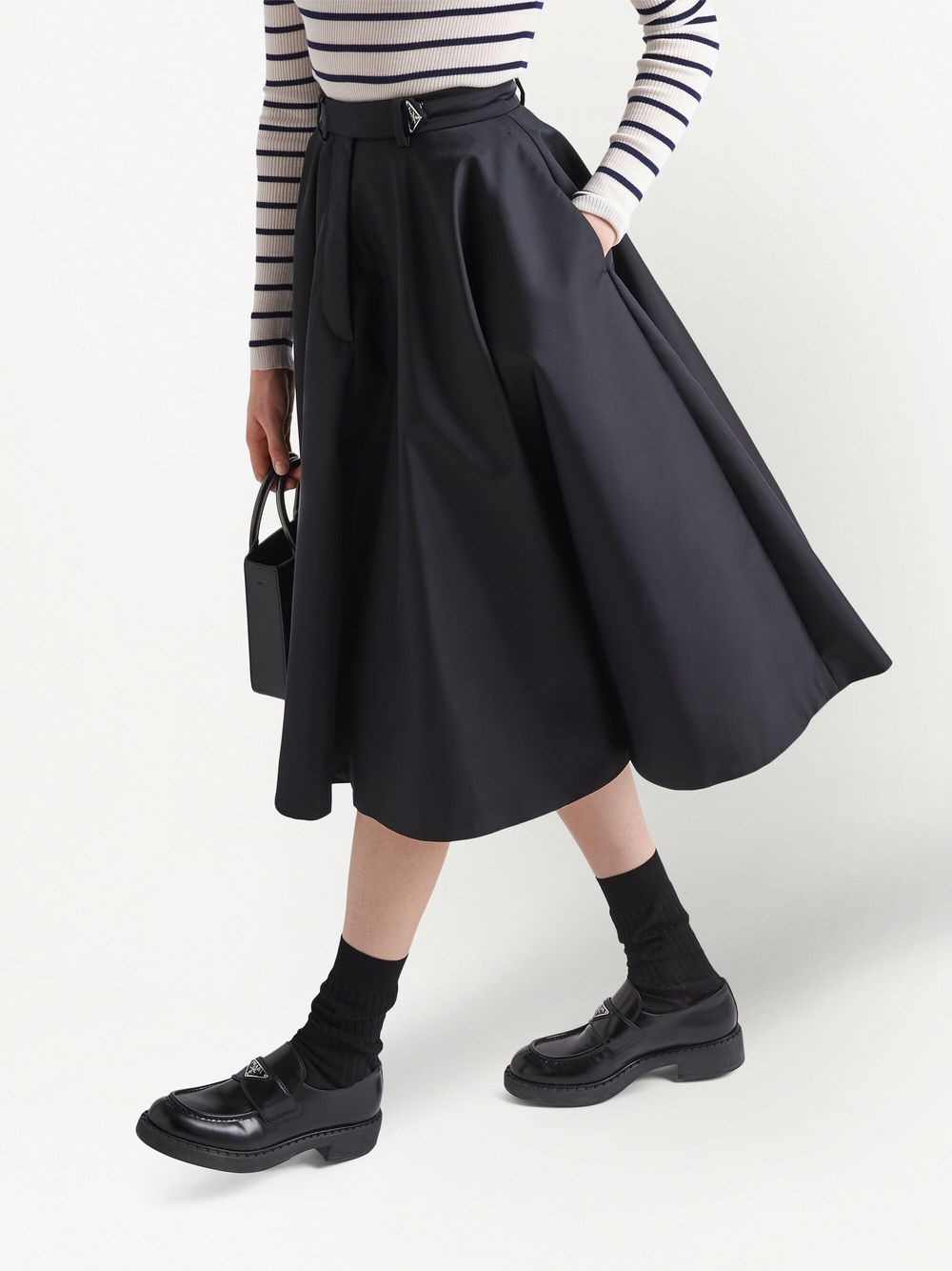 Prada pleated full skirt - Image 3