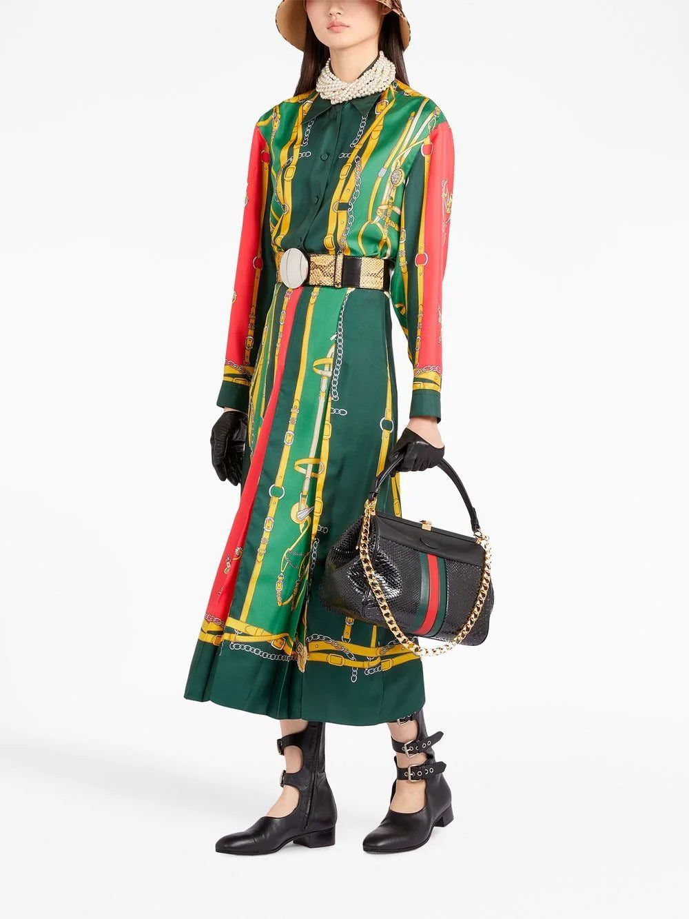 Gucci Harness-print silk shirt - Image 2