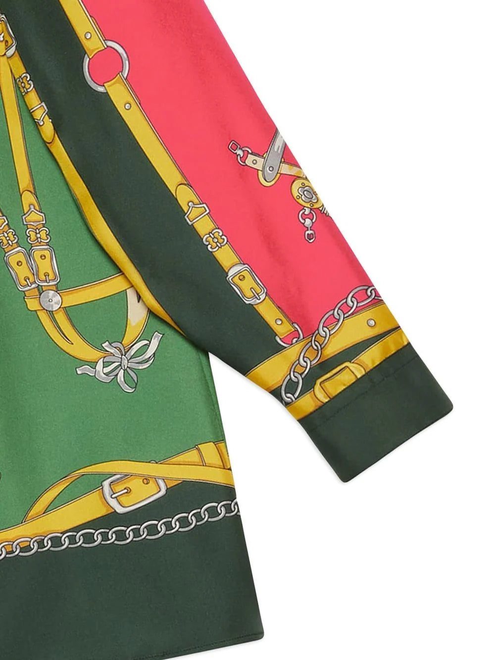 Gucci Harness-print silk shirt - Image 3