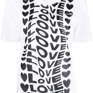 Love Moschino logo-print short-sleeve T-shirt