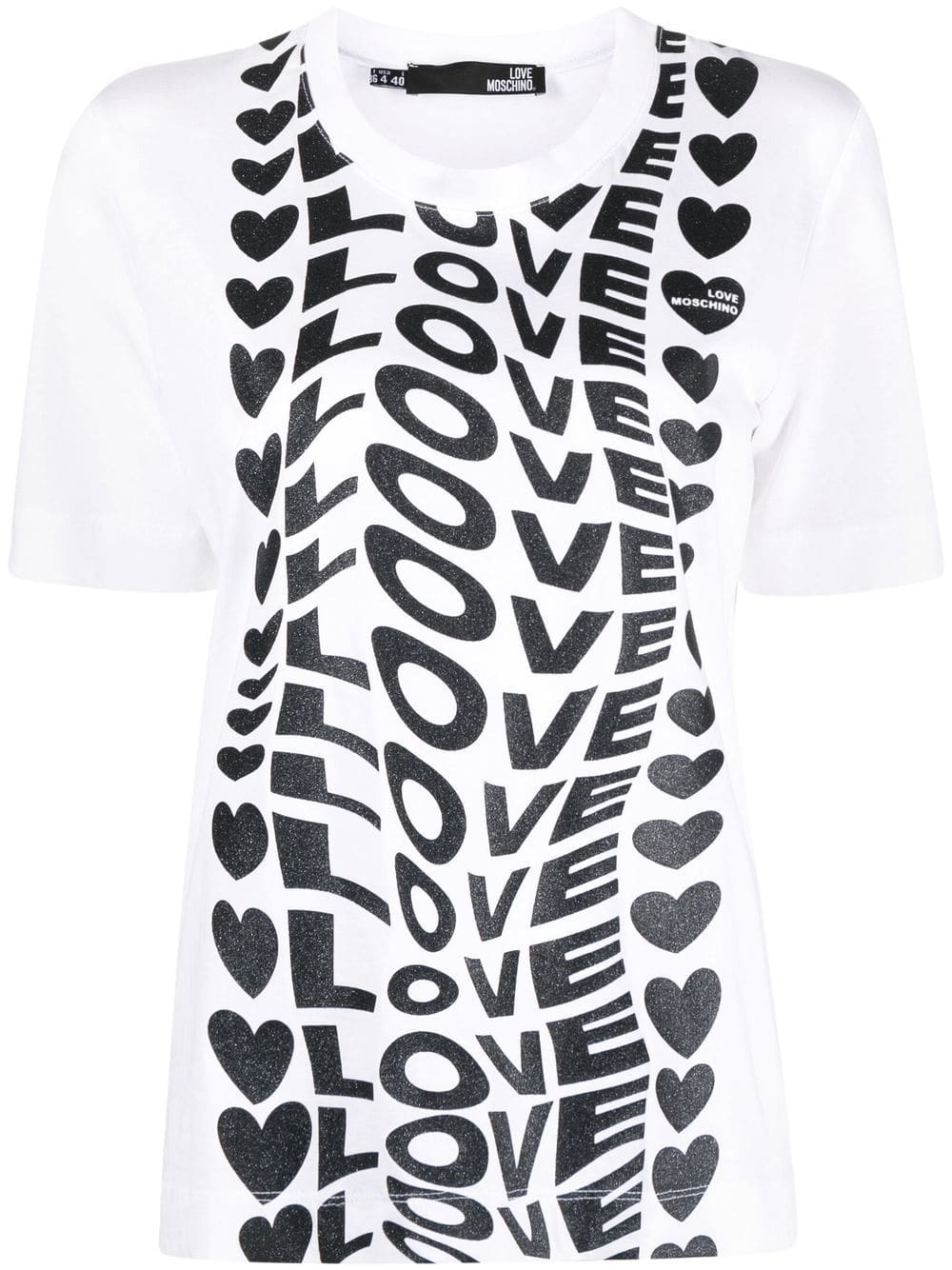 Love Moschino logo-print short-sleeve T-shirt