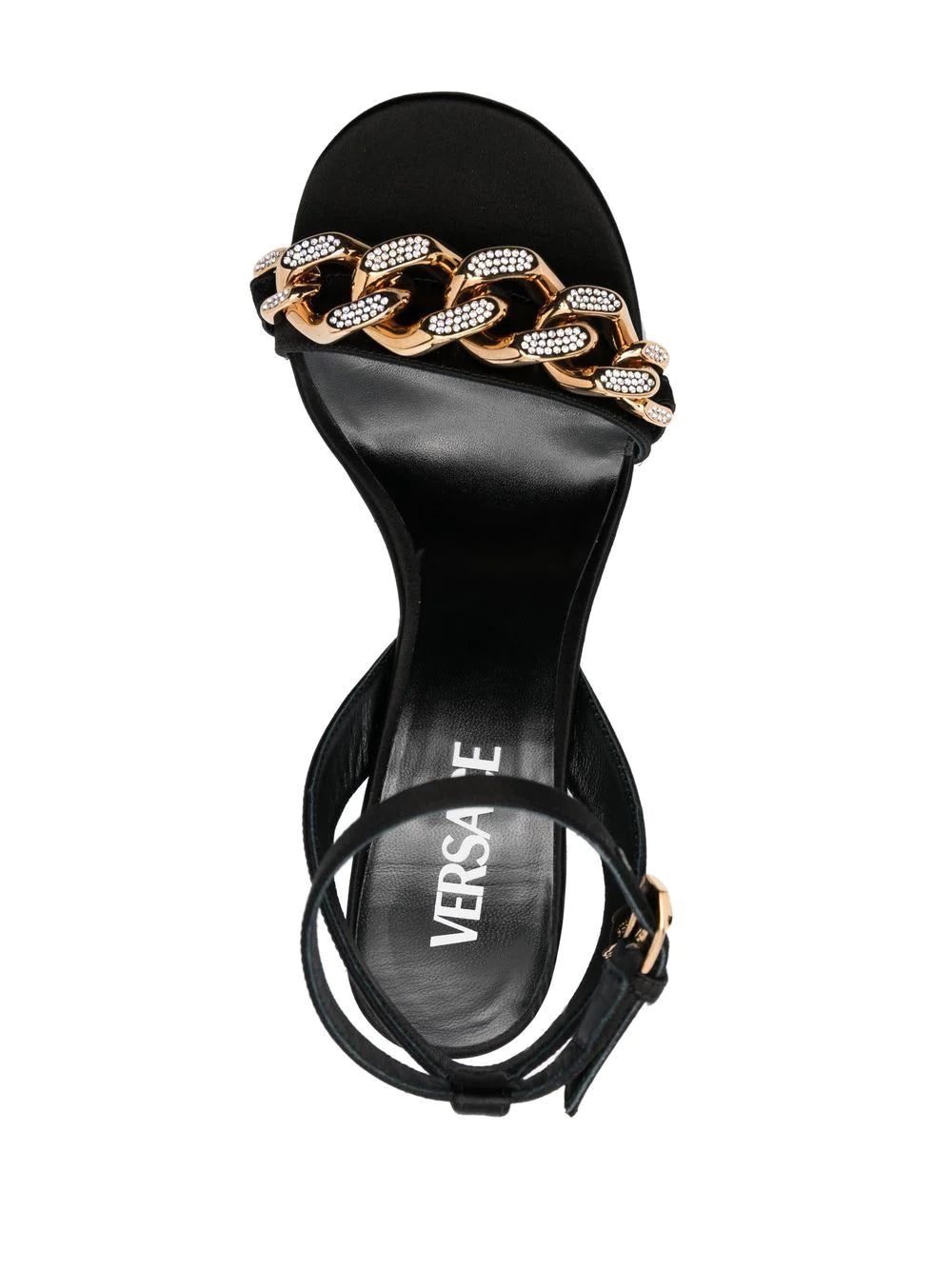Versace Medusa chain mid-heel sandals - Image 4