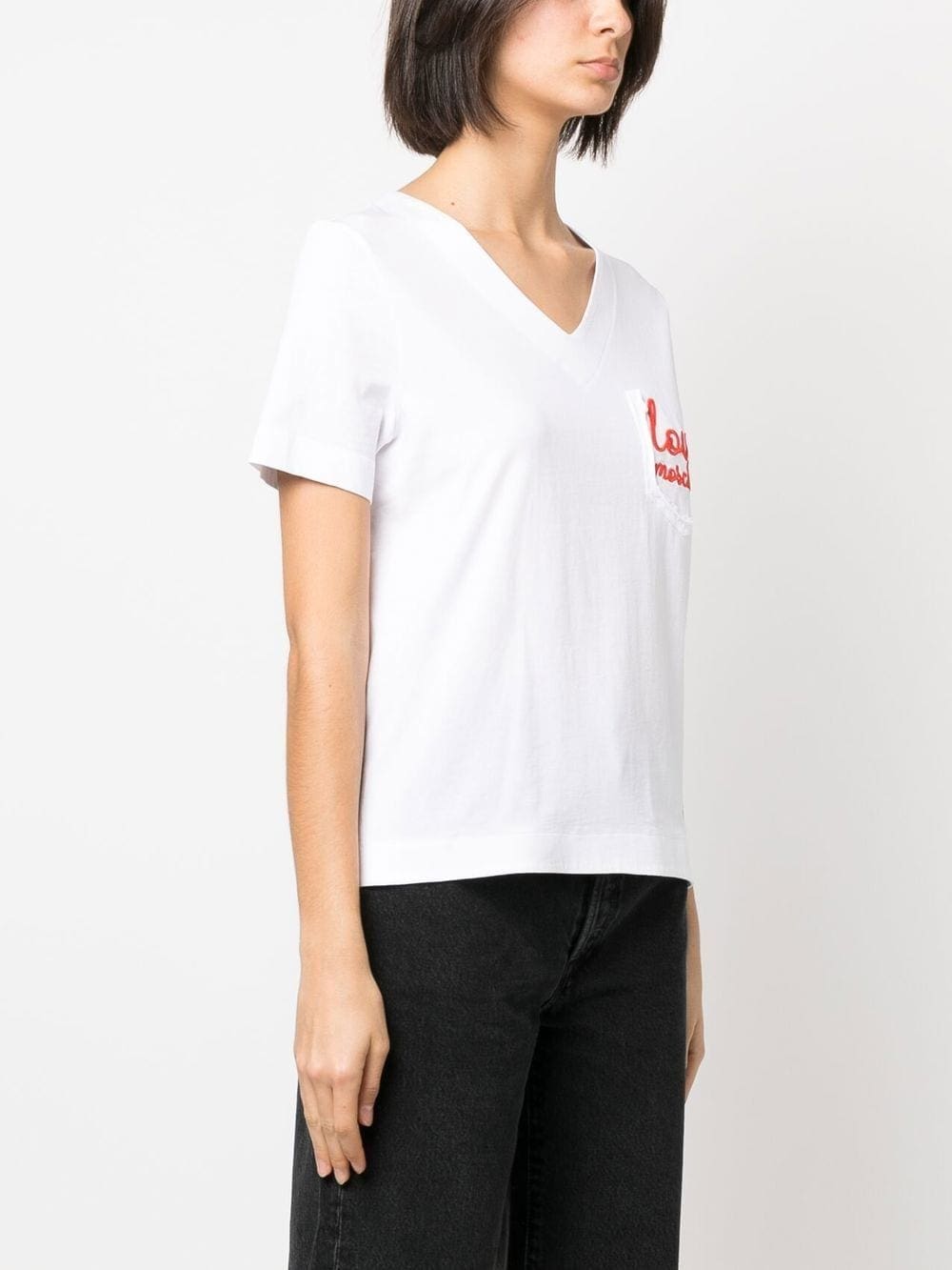 Love Moschino logo-print T-shirt - Image 3