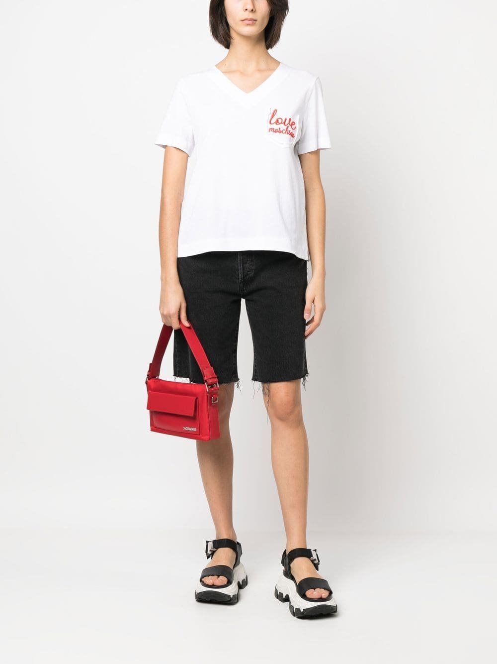 Love Moschino logo-print T-shirt - Image 2