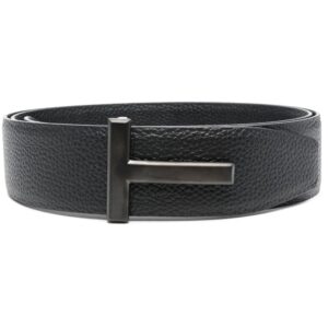 Louis Vuitton logo-buckle leather belt