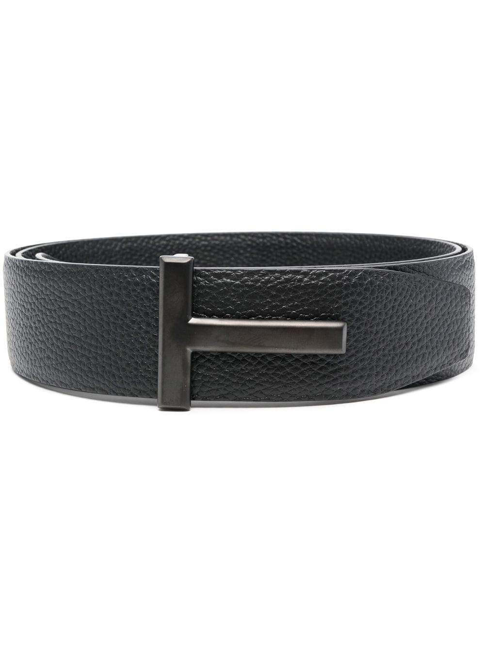 Louis Vuitton logo-buckle leather belt