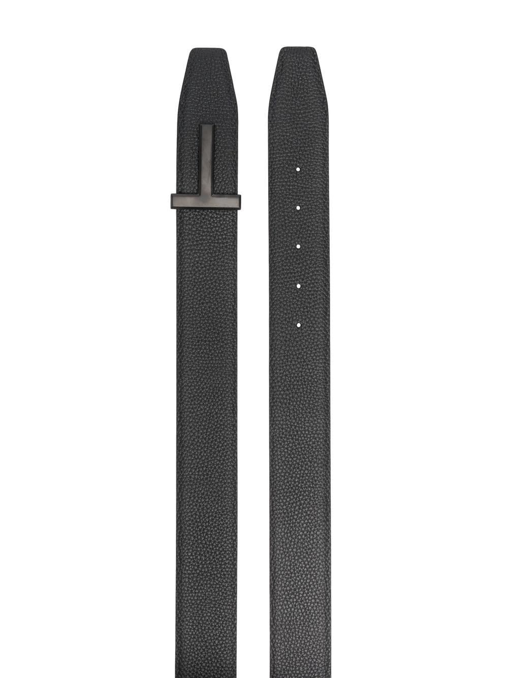 Louis Vuitton logo-buckle leather belt - Image 2