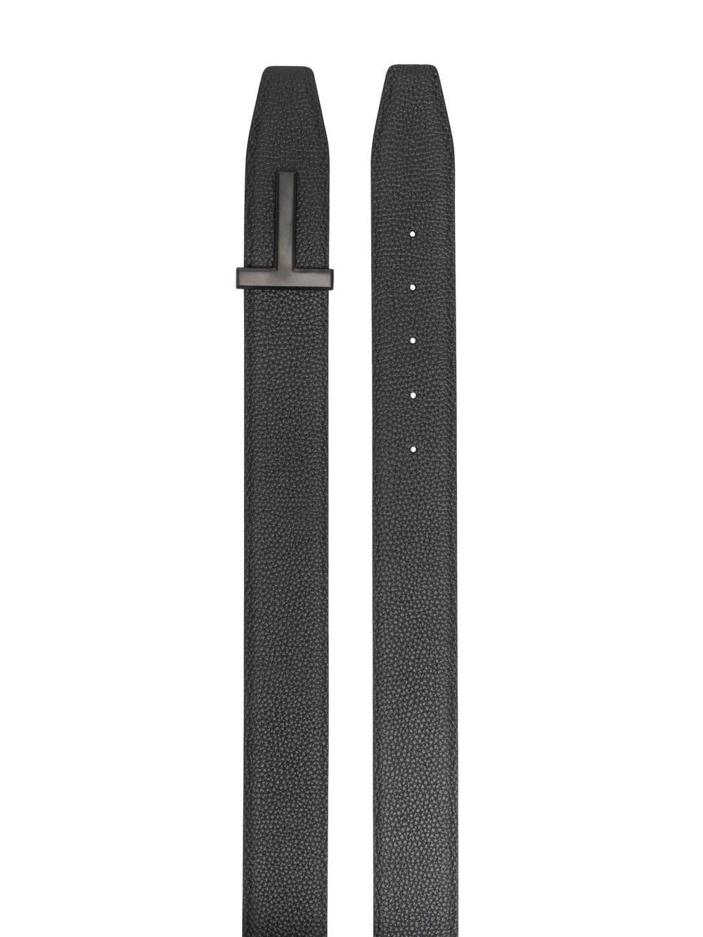 TOM FORD logo-buckle leather belt - Image 2