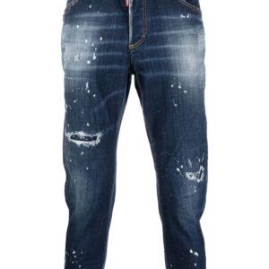 Dsquared2  cropped ripped jeans