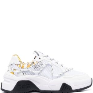 Versace Jeans Couture mesh-panel low-top sneakers